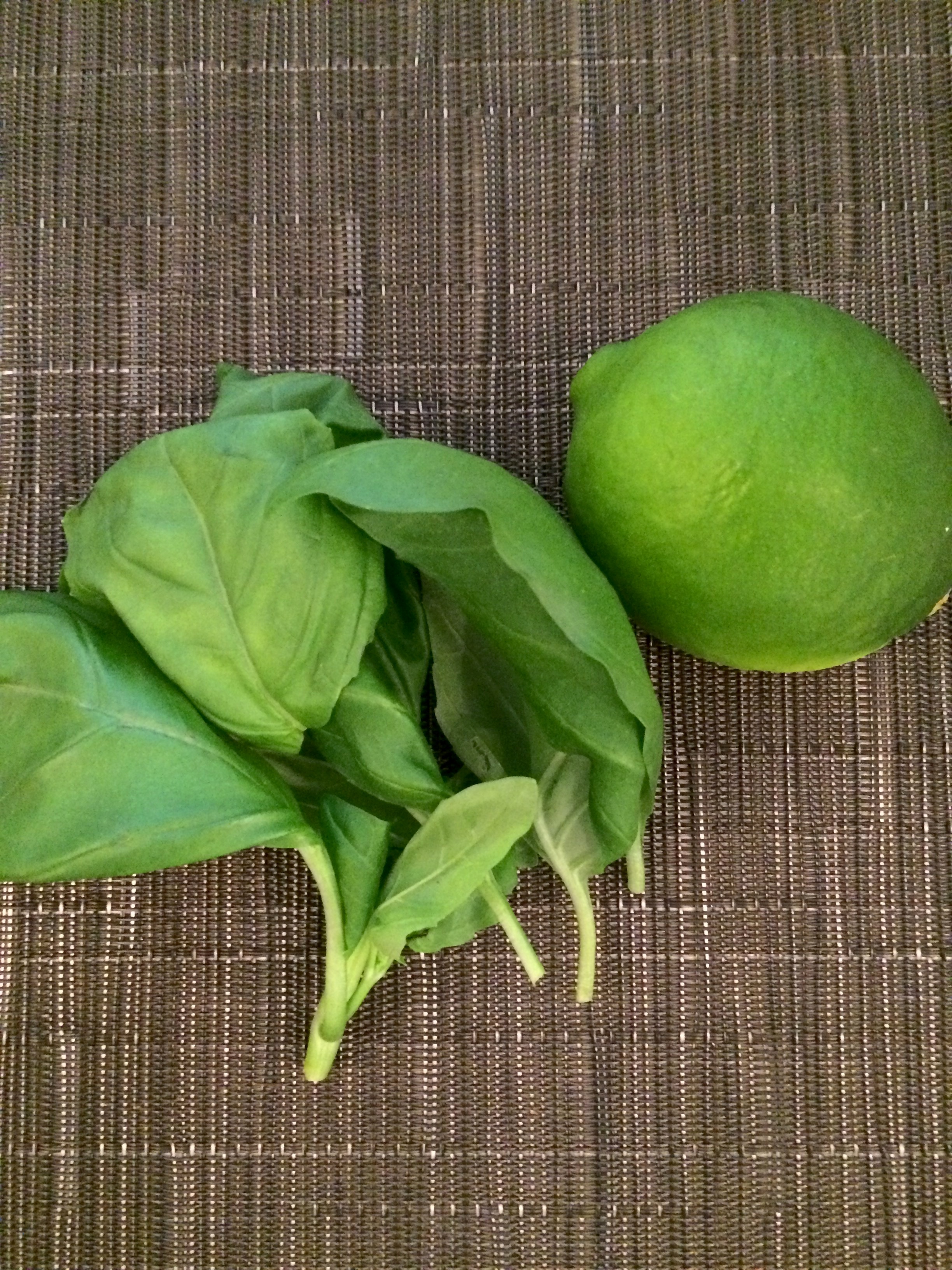Lime and basil
