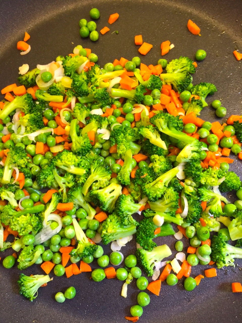 veggies in skillit fried rice